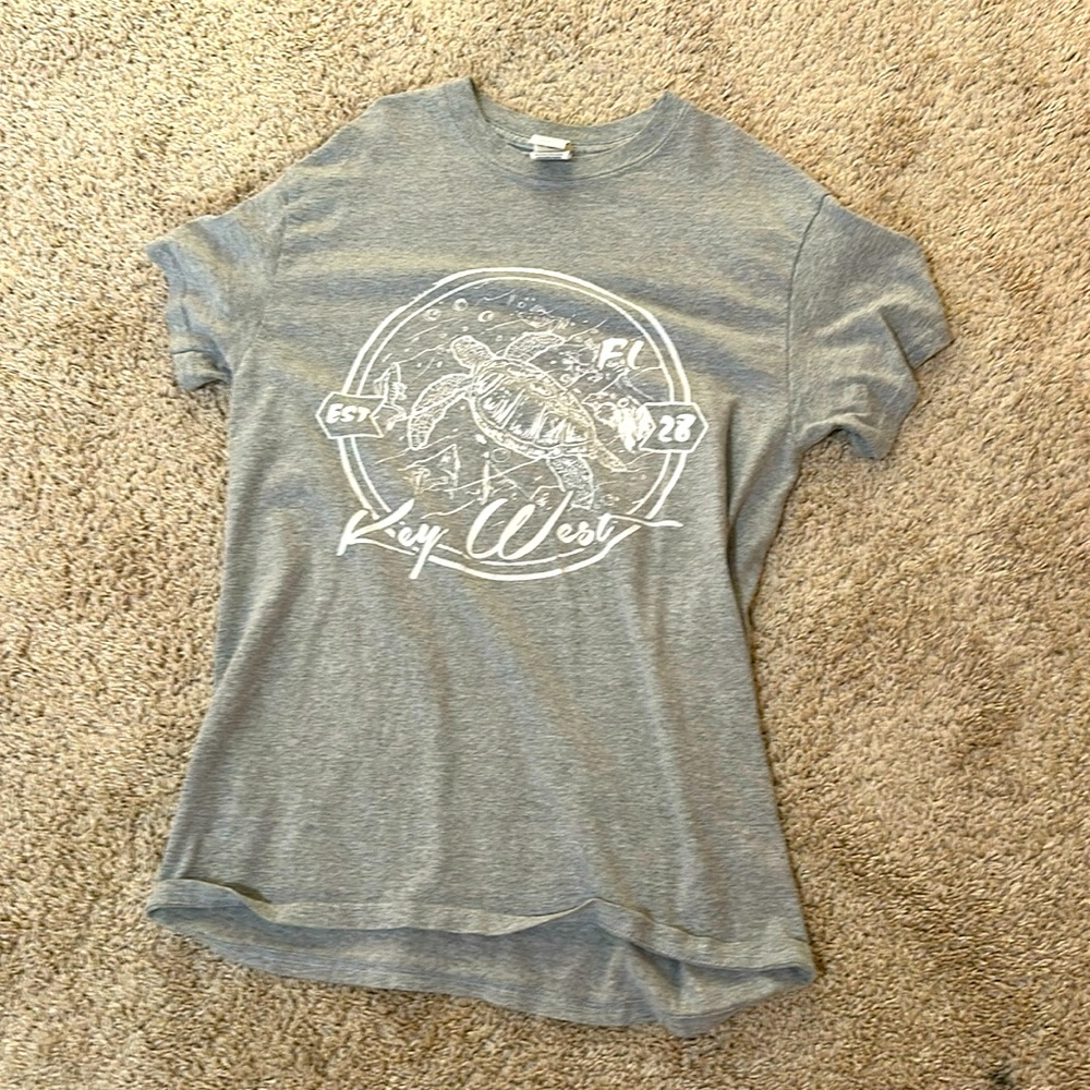 size small grey T-shirt from key west